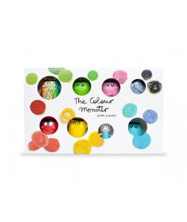 Comansi Set El Monstruo de Colores Completo 8 Figuras - Juego Inteligencia Emocional - Inspirado en Libro