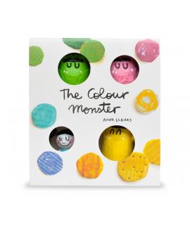 Comansi Set El Monstruo de Colores con Nuna - 4 Figuras - Juego Inteligencia Emocional - Inspirado en Libro