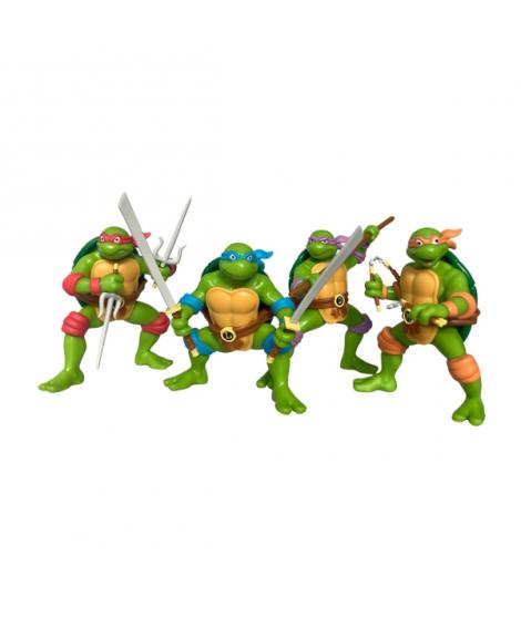 Comansi Set TMNT Tortugas Ninja 4 Figuras - Estilo Cómic Retro - Coleccionable  - Michelangelo, Donatello, Raphael, Leonardo