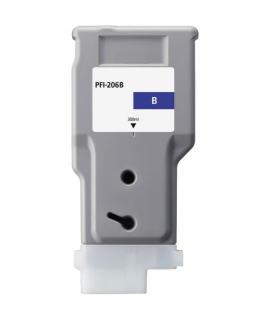 Canon PFI206 Azul Cartucho de Tinta Pigmentada Generico - Reemplaza PFI206B/5311B001