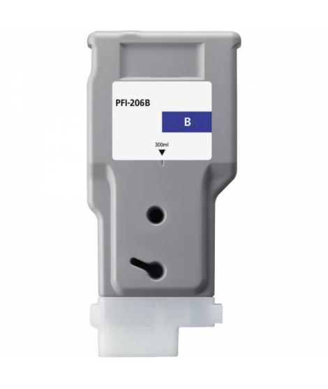 Canon PFI206 Azul Cartucho de Tinta Pigmentada Generico - Reemplaza PFI206B/5311B001