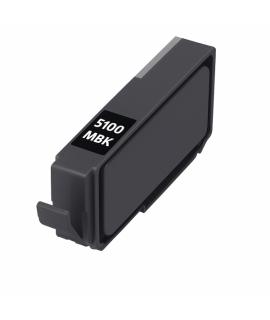Canon PFI5100 Negro Mate Cartucho de Tinta Pigmentada Generico - Reemplaza PFI5100MBK/6951C001
