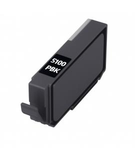 Canon PFI5100 Negro Photo Cartucho de Tinta Pigmentada Generico - Reemplaza PFI5100PBK/6952C001