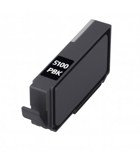 Canon PFI5100 Negro Photo Cartucho de Tinta Pigmentada Generico - Reemplaza PFI5100PBK/6952C001