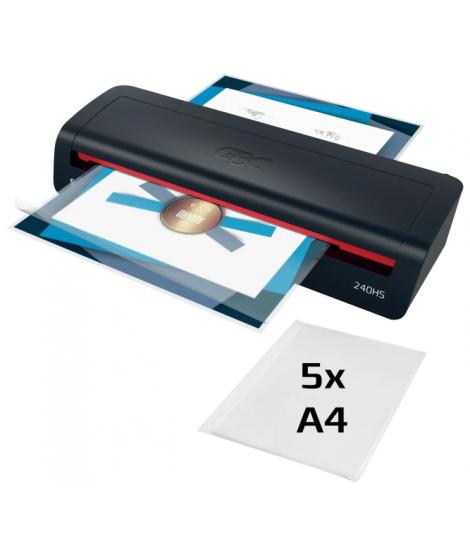 GBC 240HS Home Office A3 Plastificadora - Calentamiento en 2 Minutos - Desde Documentos de Identidad hasta Documentos A3 - Compa