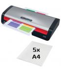 GBC 250 Home Office A4 Plastificadora - Calentamiento en 1 Minuto - Desde Documentos de Identidad hasta Documentos A4 - Compatib