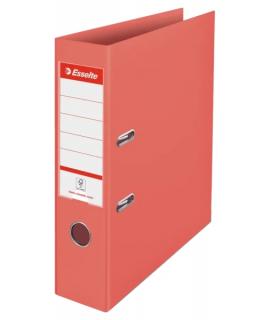 Esselte Colour'Breeze Archivador de Palanca A4 - Lomo 75mm - Ollao y Rado - Capacidad para 500 Hojas - Color Coral