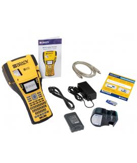 Brady M410 Impresora de Etiquetas Portatil - Pantalla LCD - Resolucion 300ppp - Anchura Maxima de la Etiqueta 25.40mm - Color Am