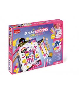 Maped Scrapbooking Booking Color Mix - Contiene mas de 70 Accesorios - Para Niños a partir de 7 Años