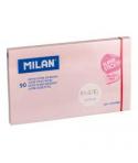 Milan Bloc de 90 Notas Super Adhesivas - Removibles - Mayor Permanencia - 76mm x 127mm - Color Rosa Pastel