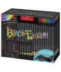 Faber-Castell Black Edition Pack Enrollable de 72 Lapices de Colores - Mina Supersuave - Madera Negra - Ideales para Dibujo sobr