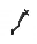 Tooq Soporte de Pared con Brazo Articulado para Monitor de 13"-34" - Piston de Gas - Giratorio e Inclinable - Gestion de Cables 