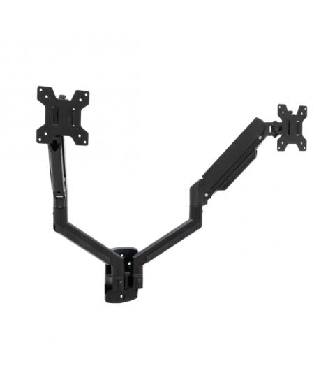 Tooq Soporte de Pared con Brazos Articulados para Monitores de 13"-34" - Piston de Gas - Giratorio e Inclinable - Gestion de Cab