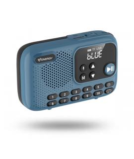 Energy Sistem TunerGo Radio Portatil FM - Bluetooth, USB, MicroSD, Jack3.5 - 5W - Bateria Hasta 10 Horas de Autonomia - Color Az