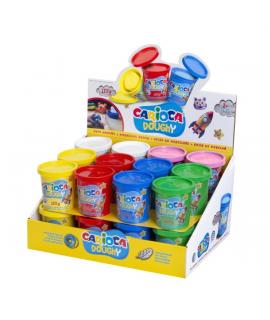 Carioca Doughy Expositor con 26 Botes de Pasta de Modelar 120gr - Blanda y Flexible - Facil de Amasar y Moldear - Ideal para Ini