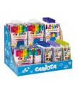 Carioca Fineliner Expositor con 50 Packs Surtidos de Rotuladores Fineliner - Punta Blanca de Acetal 0.5mm - Colores Surtidos
