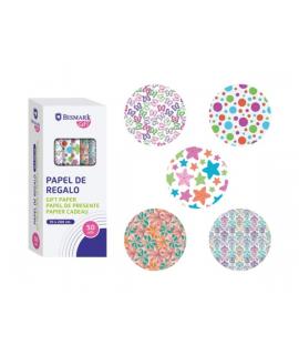 Bismark Momentos Especiales Rollo de Papel Regalo - Medidas 70cmx200cm - 5 Diseños Diferentes