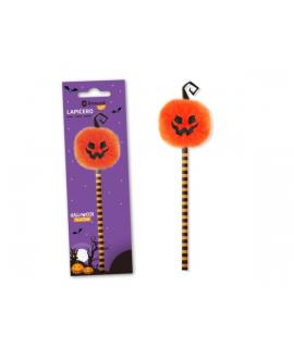Bismark Lapiz Diseño Calabaza - Pompon Suave con Forma de Calabaza