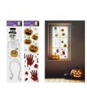 Bismark Pack con Pegatinas de Halloween para Ventanas - Pegatinas de Silicona - 2 Diseños Aleatorios
