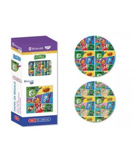 Bismark Comic Rollo de Papel Regalo - Medidas 70cmx200cm - 2 Diseños Diferentes
