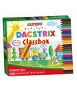 Alpino Dacstrix Economy Pack de 288 Ceras Semiblandas de Colores - Forma Triangular - Mezclables - No Manchan - Colores Surtidos