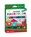 Alpino Dacscolor Pack de 24 Ceras Semiblandas de Colores - Mezclables - No Manchan - Colores Surtidos