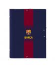 Safta F.C.Barcelona Carpeta Clasificadora - Tapas Duras Forradas - Cierre con Gomas Elasticas - Formato Folio - 26x33.5x4cm - Co