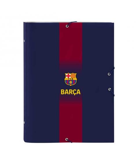 Safta F.C.Barcelona Carpeta Clasificadora - Tapas Duras Forradas - Cierre con Gomas Elasticas - Formato Folio - 26x33.5x4cm - Co