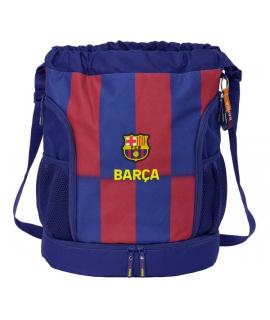 Safta F.C.Barcelona Saco Mochila de 21.93L - Portabotellas - Hombreras Ajustables - Bolsillos con Cremallera - 35x40x1cm - Color