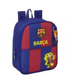 Safta F.C.Barcelona Mochila Guarderia de 6L - Adaptable a Carro - Tarjeta de Identificacion Personal - Cierre de Cremallera - 22