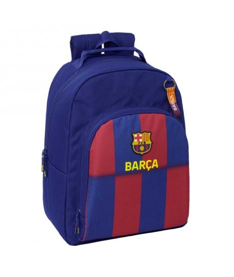 Safta F.C.Barcelona Mochila Escolar de 20.1L - Adaptable a Carro - 2 Compartimentos - Doble Tirador en Cremallera - 32x42x15cm -