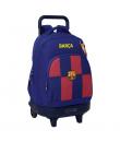Safta Real Madrid Compact Mochila con Carro Integrado - Portabotellas - Extraible para Limpieza - Carro de PP, Acero y PVC - 33x