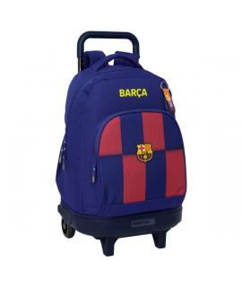 Safta Real Madrid Compact Mochila con Carro Integrado - Portabotellas - Extraible para Limpieza - Carro de PP, Acero y PVC - 33x