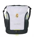 Safta Real Madrid Saco Mochila de 21.93L - Portabotellas - Hombreras Ajustables - Bolsillos con Cremallera - 35x40x1cm - Color B