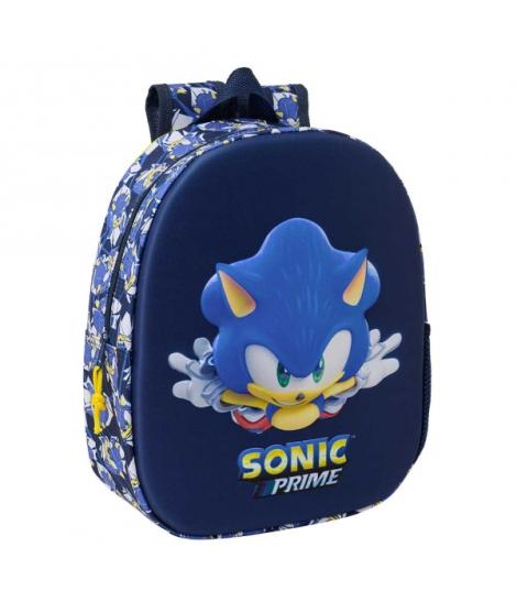 Safta Sonic Mochila 3D de 8.64L - Portabotellas - Tarjeta de Identificacion Personal - Hombreras Acolchadas - 27x33x10cm - Color