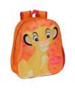 Safta el Rey Leon Mochila 3D de 8.64L - Portabotellas - Tarjeta de Identificacion Personal - Hombreras Acolchadas - 27x33x10cm -
