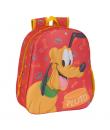 Safta Pluto Mochila 3D de 8.64L - Portabotellas - Tarjeta de Identificacion Personal - Hombreras Acolchadas - 27x33x10cm - Color