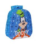 Safta Goofy Mochila 3D de 8.64L - Portabotellas - Tarjeta de Identificacion Personal - Hombreras Acolchadas - 27x33x10cm - Color