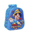 Safta Pinocho Mochila 3D de 8.64L - Portabotellas - Tarjeta de Identificacion Personal - Hombreras Acolchadas - 27x33x10cm - Col