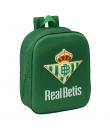 Safta Real Betis Mochila Guarderia 3D de 6L - Asa de Mano Superior - Asas Regulables y Acolchadas - Cierre de Cremallera - 22x27