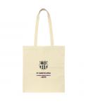 Safta F.C.Barcelona Tote Bag Bolsa de Tela - 38x42cm - Color Blanco