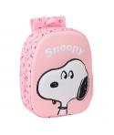 Safta Snoopy Mochila 3D de 8.64L - Portabotellas - Tarjeta de Identificacion Personal - Hombreras Acolchadas - 27x33x10cm - Colo