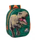 Safta Jurassic World Mochila 3D de 8.64L - Portabotellas - Tarjeta de Identificacion Personal - Hombreras Acolchadas - 27x33x10c