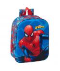 Safta Spider-Man Mochila Guarderia 3D de 6L - Asa de Mano Superior - Asas Regulables y Acolchadas - Cierre de Cremallera - 22x27