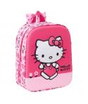 Safta Hello Kitty Mochila Guarderia 3D de 6L - Asa de Mano Superior - Asas Regulables y Acolchadas - Cierre de Cremallera - 22x2