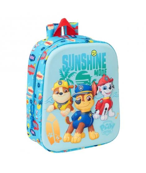 Safta Patrulla Canina Mochila Guarderia 3D de 6L - Asa de Mano Superior - Asas Regulables y Acolchadas - Cierre de Cremallera - 