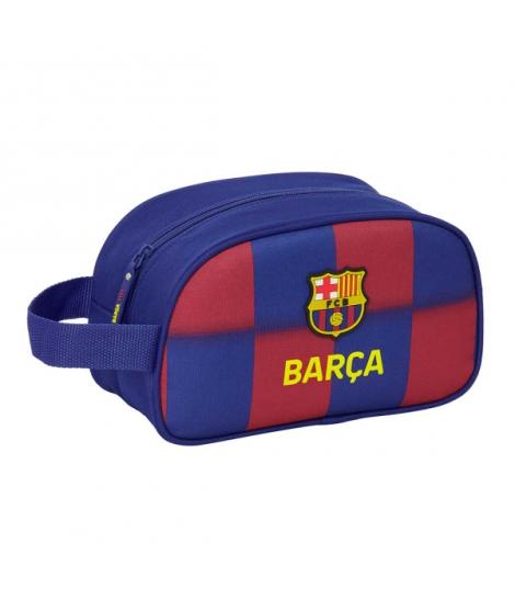 Safta F.C.Barcelona Neceser de 5L Portatodo - Adaptable a Carro - Asa de Mano - Cierre de Cremallera - 26x15x12cm - Color Rojo y