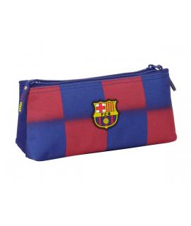 Safta F.C.Barcelona Portatodo de 2L - 2 Compartimentos - Cierre de Cremallera - 22x10x8cm - Color Rojo y Azul