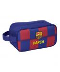 Safta F.C.Barcelona Zapatillero de 6L - Asa de Mano - Cierre de Cremallera - 29x15x14cm - Color Rojo y Azul
