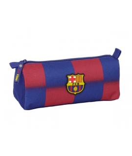 Safta F.C.Barcelona Estuche Portatodo de 1.2L - 1 Compartimento - Cierre con Cremallera - 21x8x7cm - Color Rojo y Azul